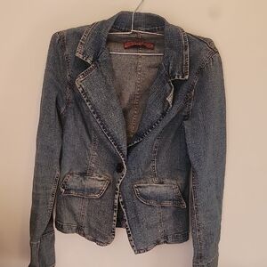 Hot Kiss Blue Jean Jacket